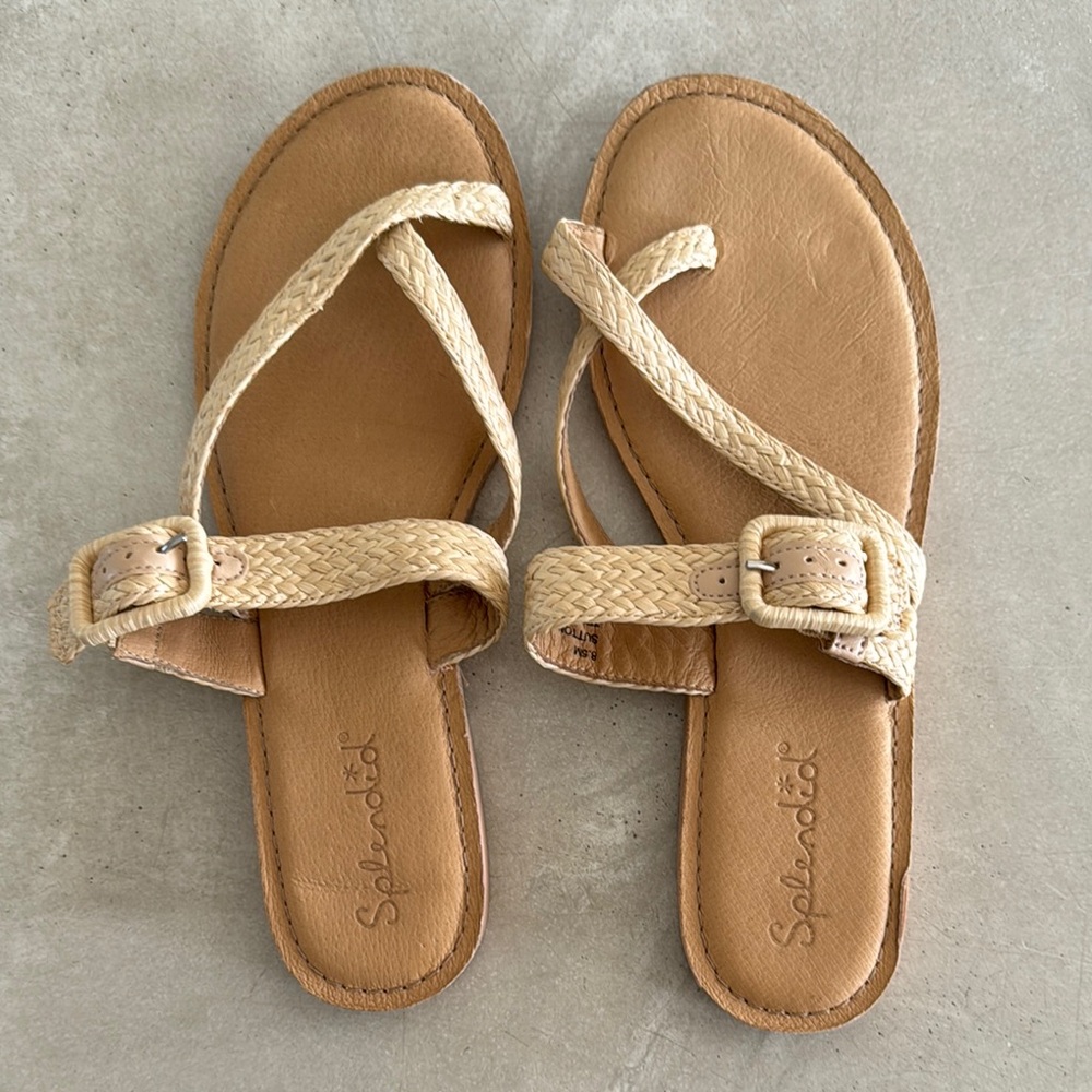 Splendid Raffia Women's Natural Sandals